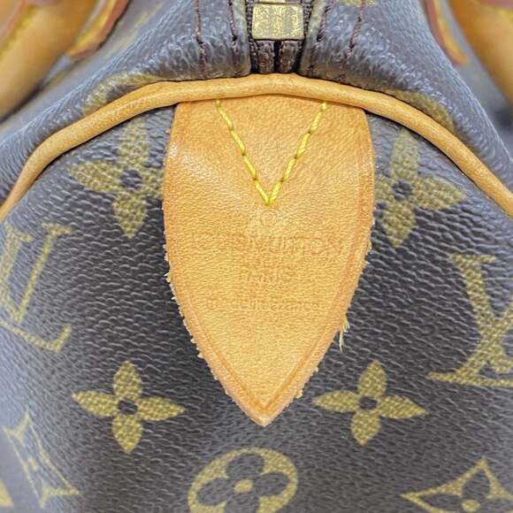 LOUIS VUITTON Brown Monogram Speedy 30 Bag - Picture 5 of 14